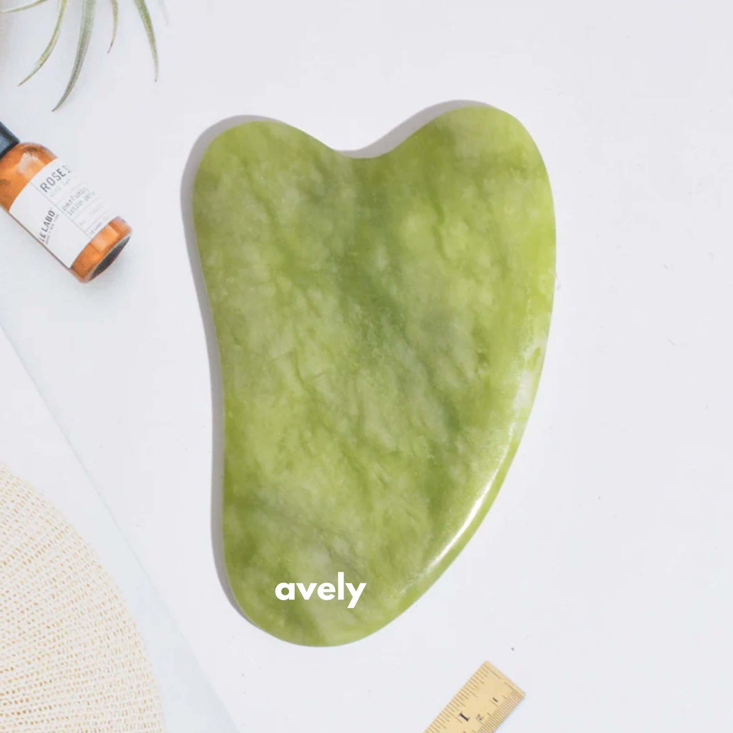 Avely Grönt Harmoni Jade Gua Sha-set