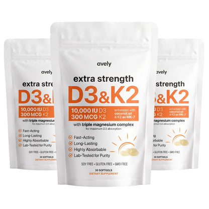 D3 + K2 Extra Strength