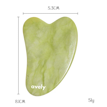 Avely Grönt Harmoni Jade Gua Sha-set