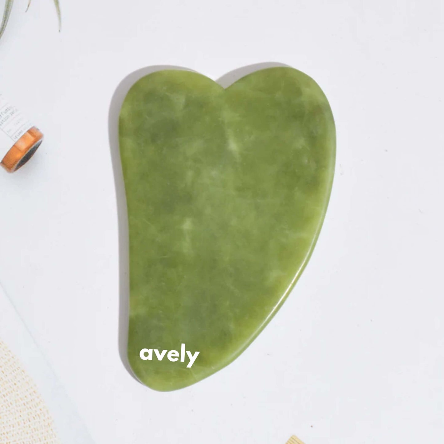 Avely Grönt Harmoni Jade Gua Sha-set