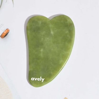 Avely Grönt Harmoni Jade Gua Sha-set