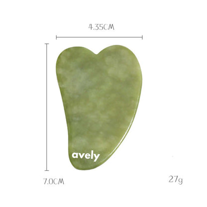 Avely Grönt Harmoni Jade Gua Sha-set