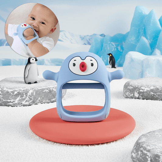 PENGU - Penguin Baby Teether – Medical-Grade BPA-Free Silicone Teething Relief Toy