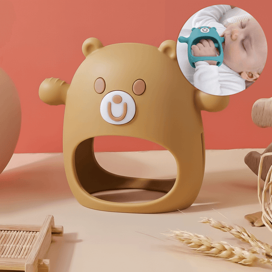BUDDY - Bear Baby Teether – Medical-Grade BPA-Free Silicone Teething Relief Toy