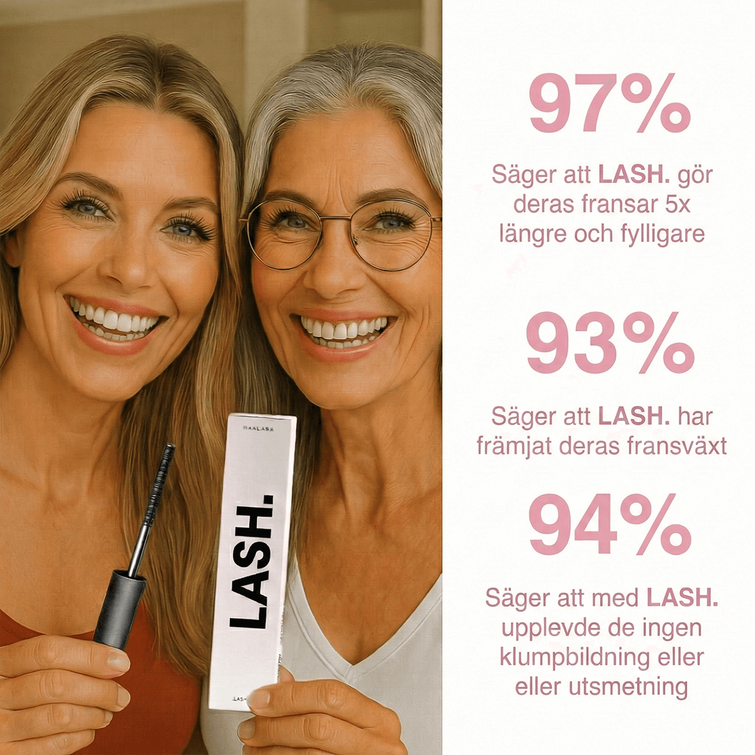 LASH. | Naturlig, förlängande och närande mascara (1+1 GRATIS)